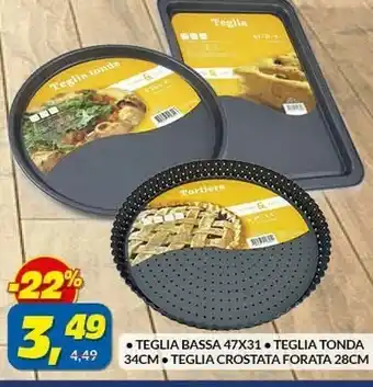 Risparmio Casa Teglia bassa 47x31 cm offerta