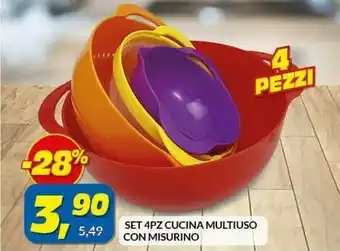 Risparmio Casa Set cucina multiuso con misurino offerta
