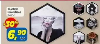 Risparmio Casa Quadro esagonale 50x43 offerta