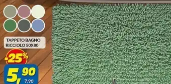 Risparmio Casa Tappeto bagno ricciolo offerta
