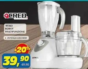 Risparmio Casa Creo robot multifunzione offerta