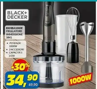 Risparmio Casa Black & decker bxhba1000e frullatore immersione offerta