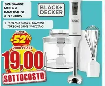 Risparmio Casa Bxhba600e frullatore frullatore ad immersione bianco 600 w offerta