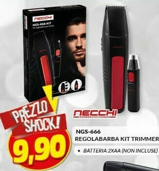 Risparmio Casa Ngs-666 regolabarba kit trimmer offerta