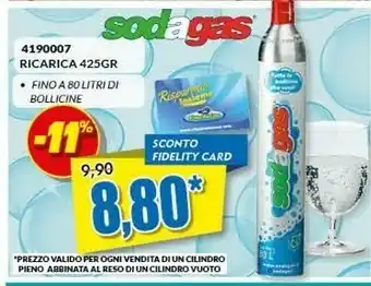 Risparmio Casa Sodagas 4190007 ricarica 425 gr offerta