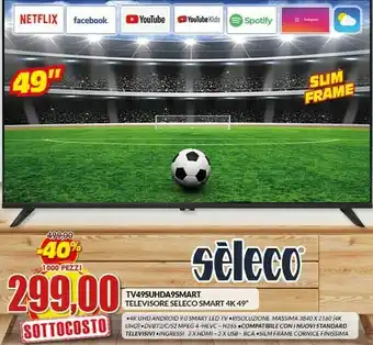 Risparmio Casa Seleco tv49suhda9smart offerta