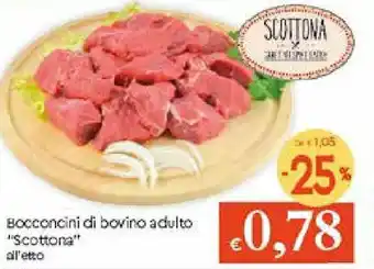 IperFamila "Scottona" Bocconcini di bovino adulto offerta