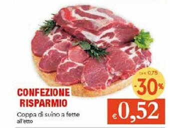 IperFamila Coppa di suino a fette offerta