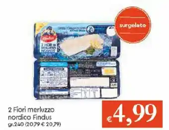 IperFamila Findus 2 Fiori merluzzo nordico 240gr offerta
