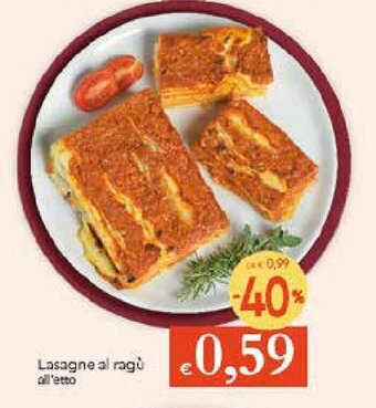 IperFamila Lasagne al ragù offerta