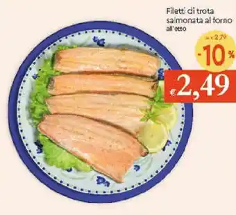 IperFamila Filetti di trota salmonata al forno offerta