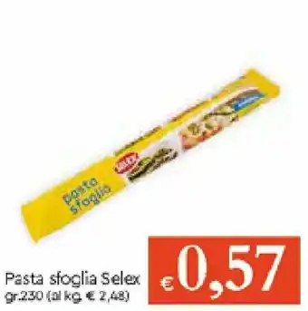 IperFamila Selex Pasta sfoglia 230gr offerta
