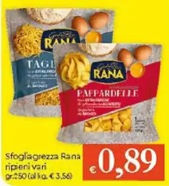 IperFamila Rana Sfogliagrezza ripieni vari 250gr offerta