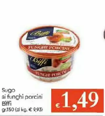 IperFamila Biffi Sugo ai funghi porcini 150gr offerta