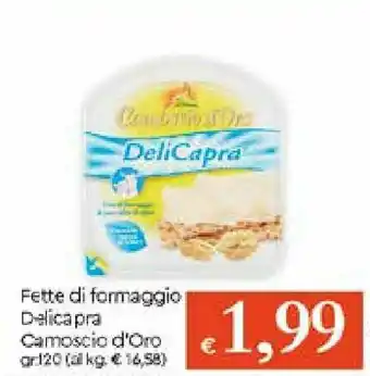 IperFamila Camoscio d'Oro Fette di formaggio Delicapra 120gr offerta