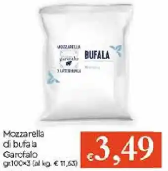 IperFamila Garofalo Mozzarella di bufala 100gr x 3 offerta