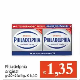 IperFamila Philadelphia original 80gr x 2 offerta