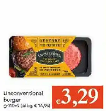 IperFamila Unconventional Burger 2x110gr offerta