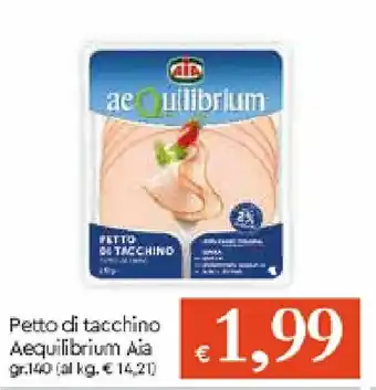 Aia aeQuilibrium Petto di tacchino 140gr