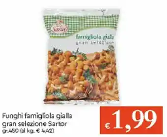 IperFamila Sartor Funghi famigliola gialla gran selezione 450g offerta