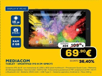 Tablet - smartpad iyo 8 m-sp8cy