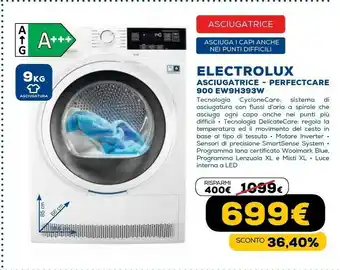Euronics Asciugatrice - perfectcare 900 ew9h393w offerta