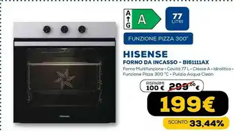 Euronics Forno da incasso bi61111ax offerta