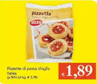 IperFamila Selex Pizzette di pasta sfoglia 500gr offerta