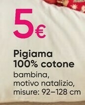 Pigiama 100% cotone