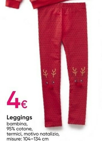 Pepco Leggings bambina offerta