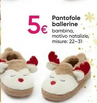 Pepco Pantofole ballerine offerta