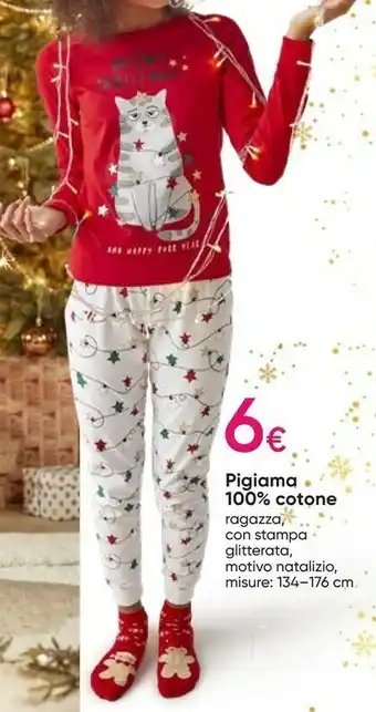 Pepco Pigiama 100% cotone offerta