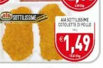 Pim Supermercati Cotolette di pollo offerta
