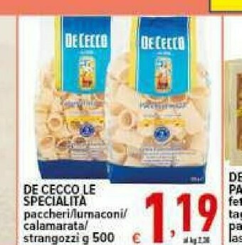 Iper Triscount Pasta di semola offerta