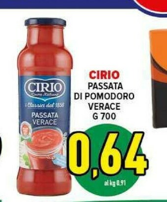 Iper Triscount Passata di pomodoro offerta
