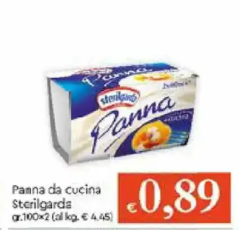 IperFamila Sterilgarda Panna da cucina 100g x 2 offerta