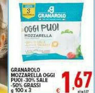 Iper Triscount Mozzarella offerta