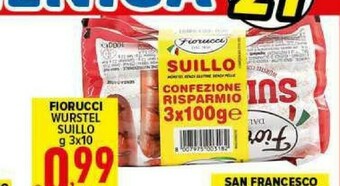 Iper Triscount Wurstel offerta