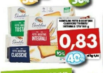 MA Supermercati Fette biscottate offerta
