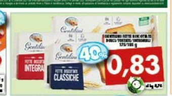 MA Supermercati Fette biscottate offerta