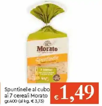 IperFamila Morato Spuntinelle al cubo ai 7 cereali 400g offerta