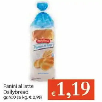 IperFamila Daily Bread Panini al latte 400gr offerta