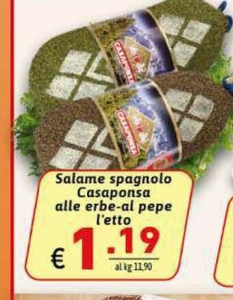 Ipercarni Salame offerta