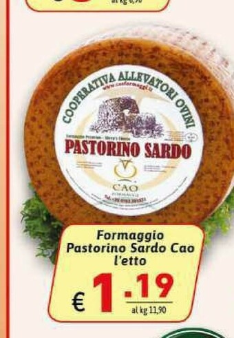 Ipercarni Pecorino offerta