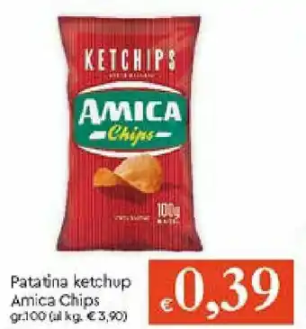 IperFamila Amica Chips Patatina ketchup 100g offerta