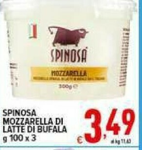 Iper Triscount Mozzarella offerta