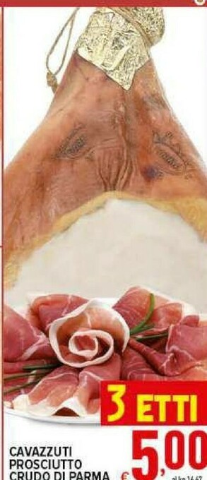 Iper Triscount Prosciutto cotto offerta