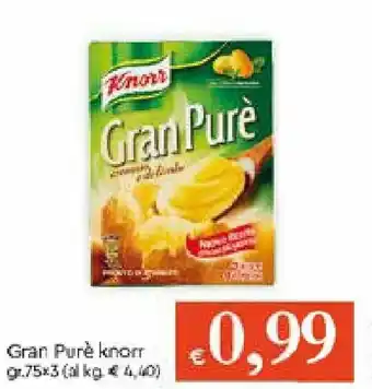 IperFamila Knorr Gran Purè 75g x 3 offerta
