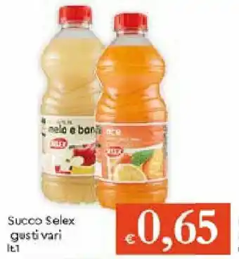 IperFamila Selex Succo gusti vari 1lt offerta