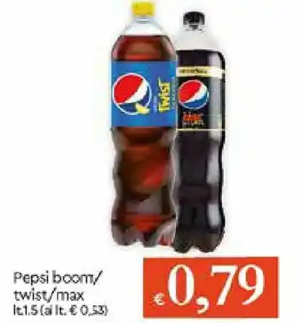 IperFamila Pepsi boom/twist/max 1,5lt. offerta